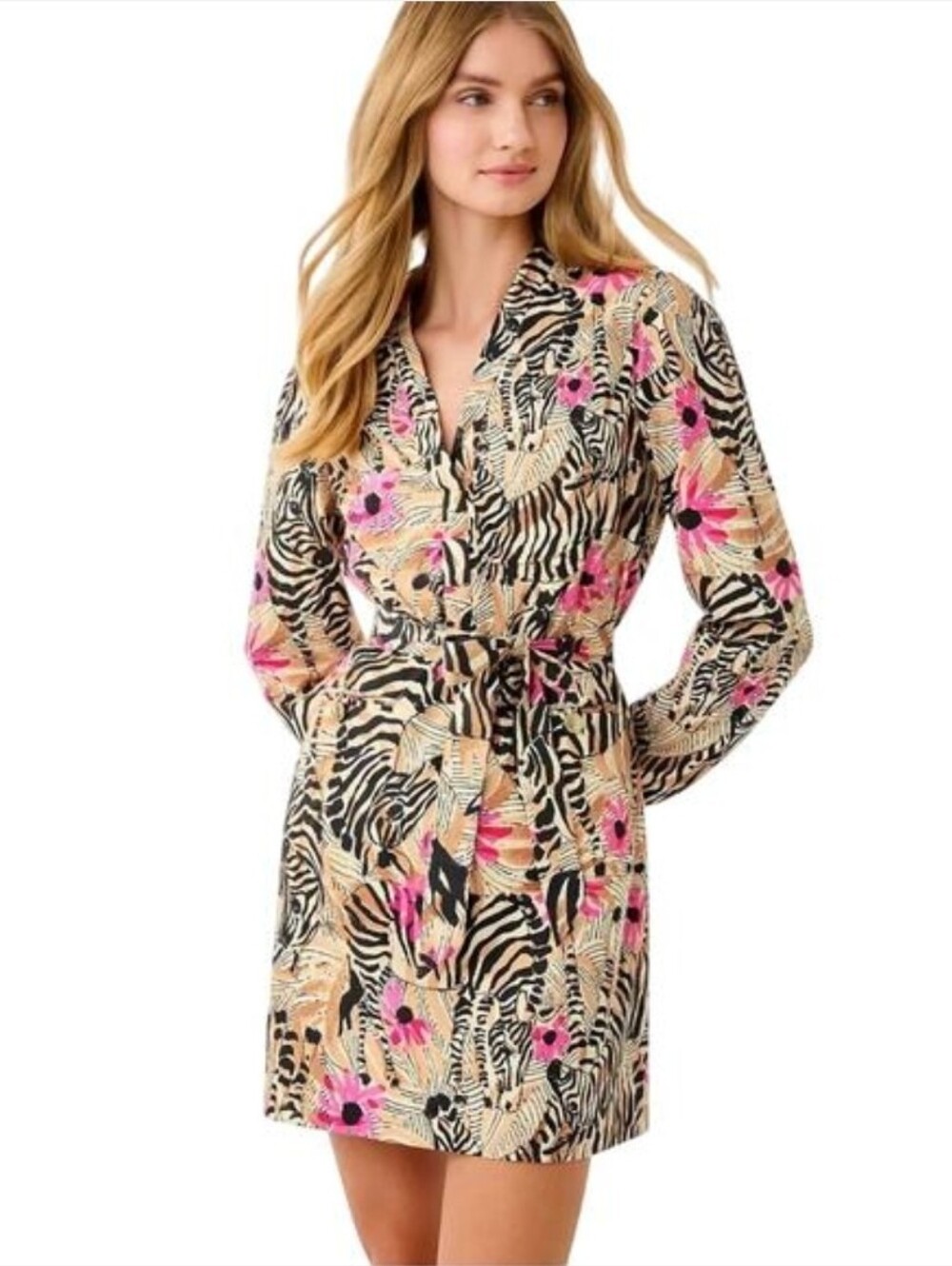 Lilly Pulitzer Phillipa Stretch Mini Dress Rutabaga El Morocco Size 2 NWT - Picture 2 of 7